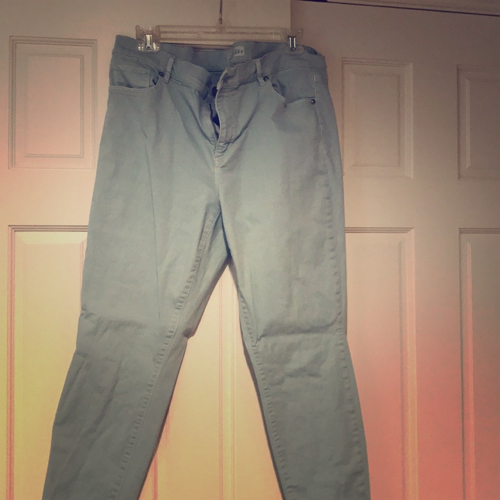 Loft light green jeans